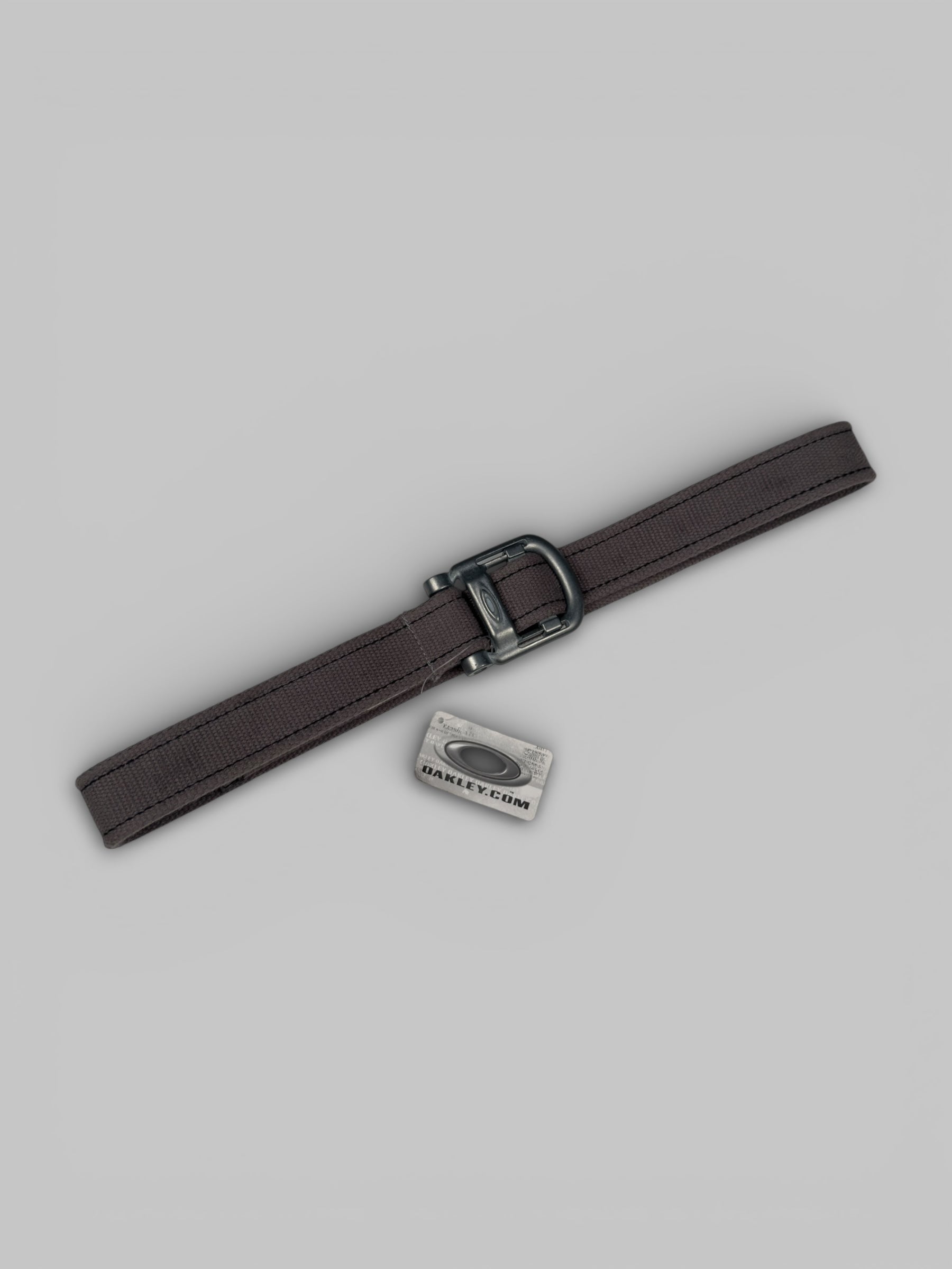 Vintage 2000s Oakley Industrial Metal Slider Web Belt