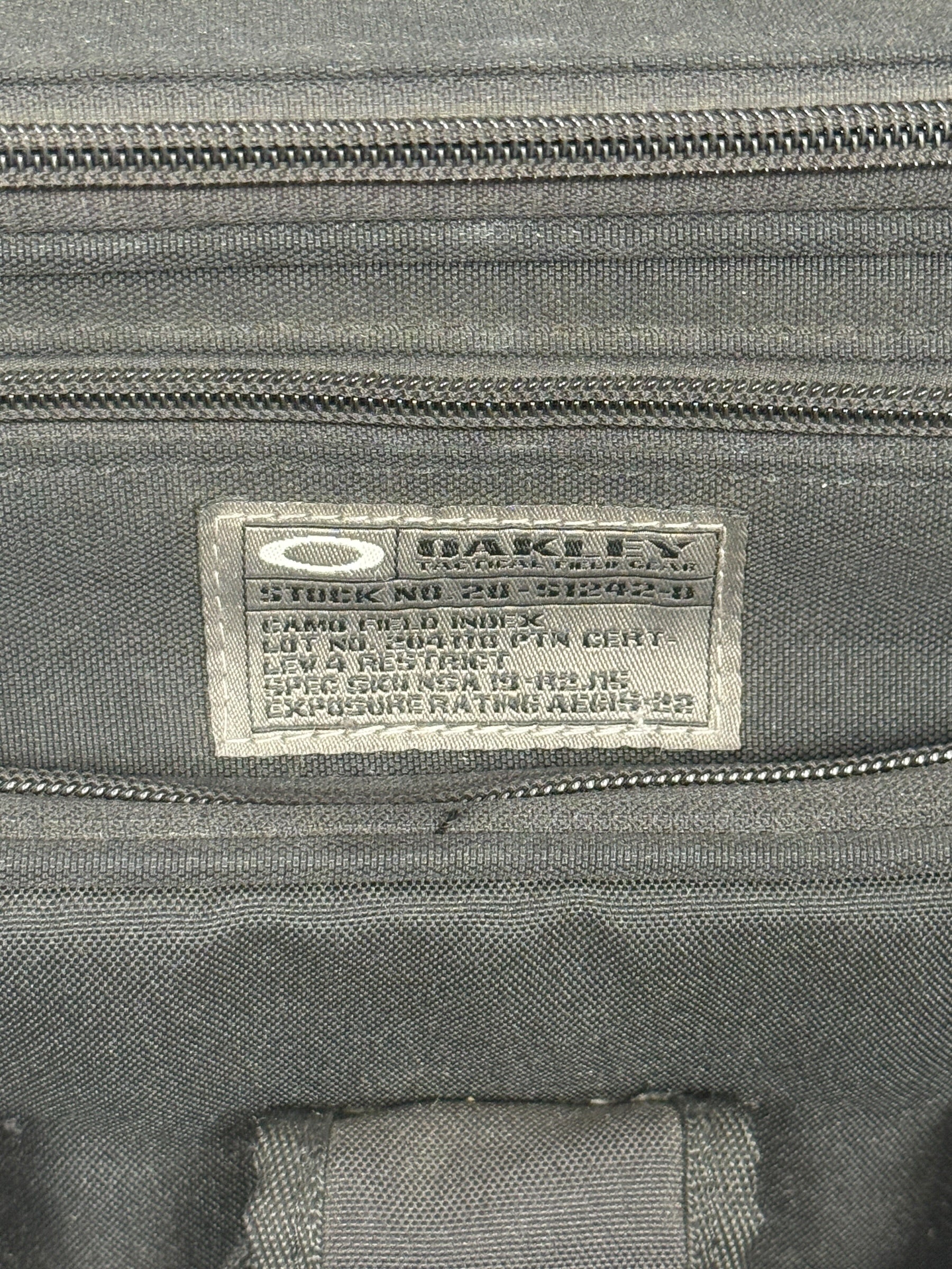 Vintage 2000s Oakley Tactical Field Gear AP Computer Bag