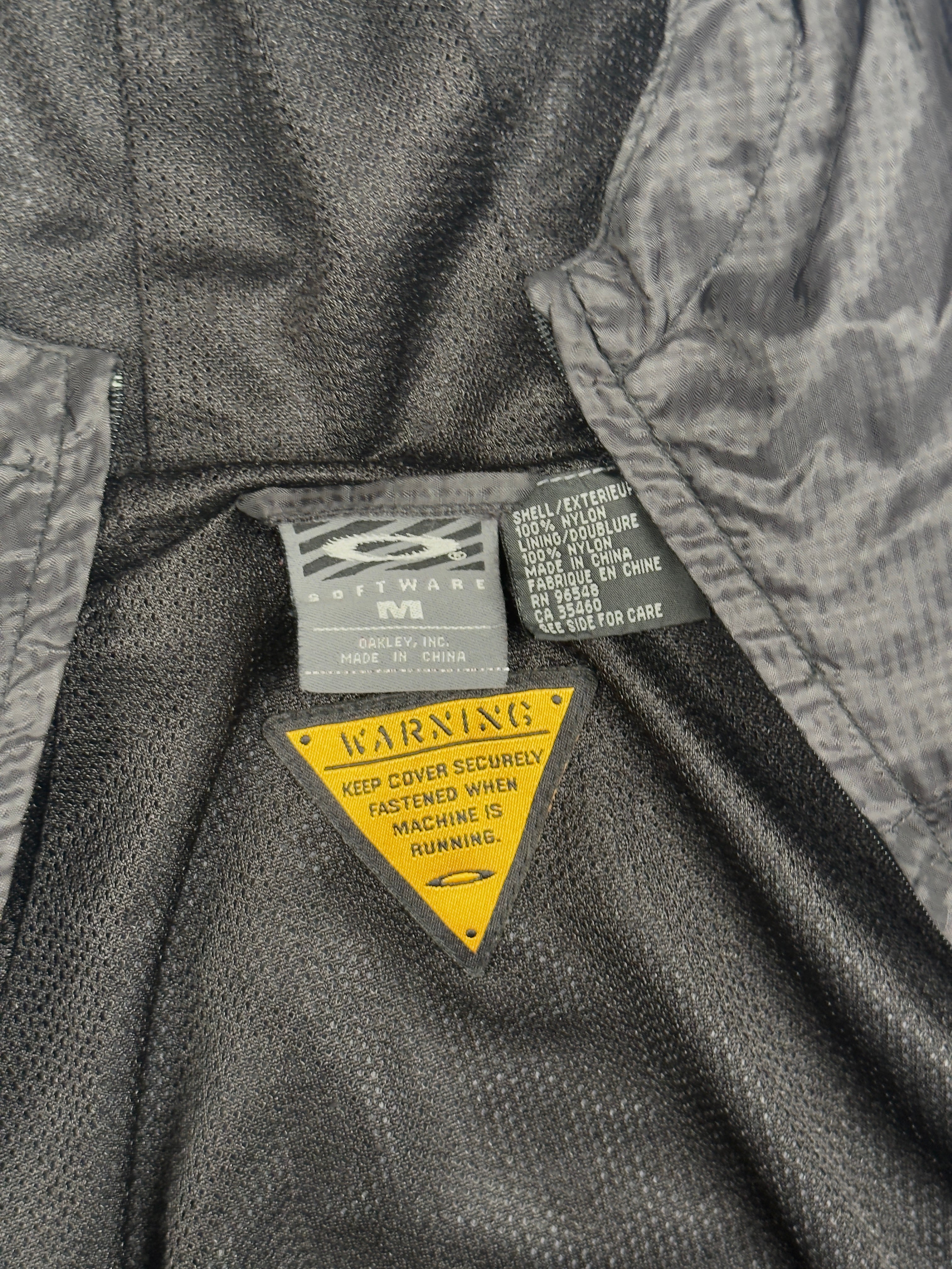 Vintage 2000s Oakley Software Dual Zip Windbreaker Jacket