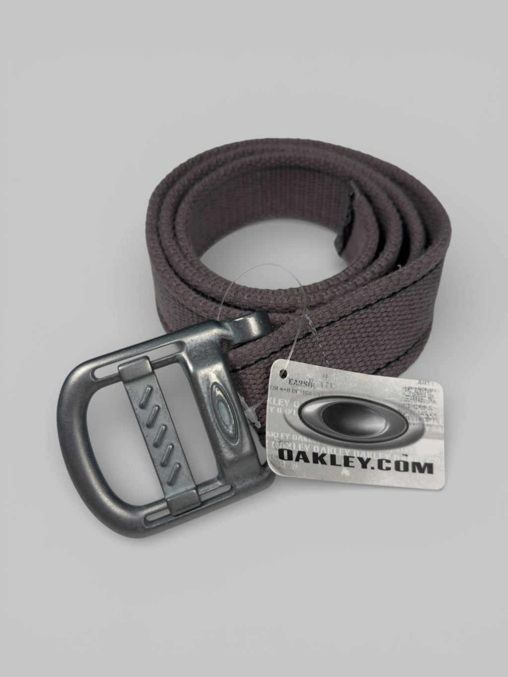 Vintage 2000s Oakley Industrial Metal Slider Web Belt