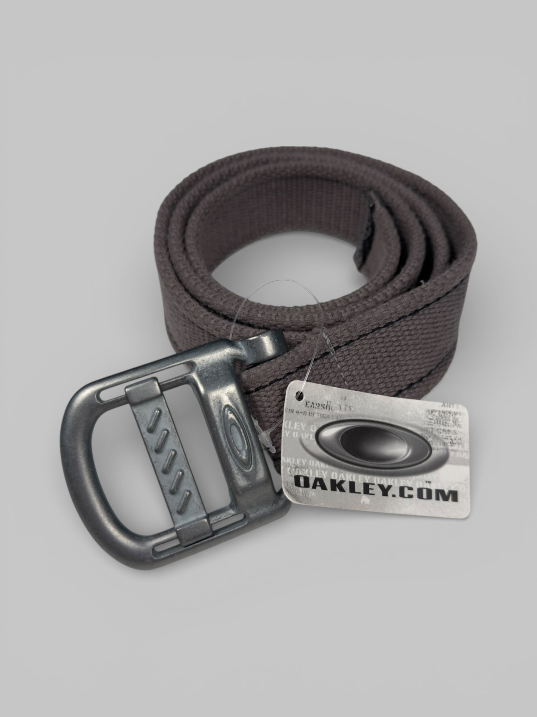 Vintage 2000s Oakley Industrial Metal Slider Web Belt