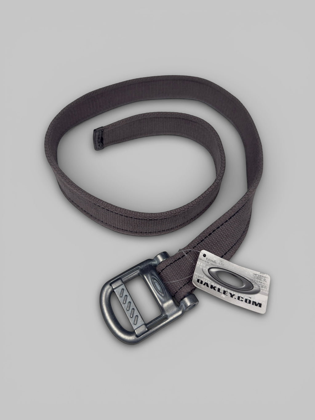 Vintage 2000s Oakley Industrial Metal Slider Web Belt