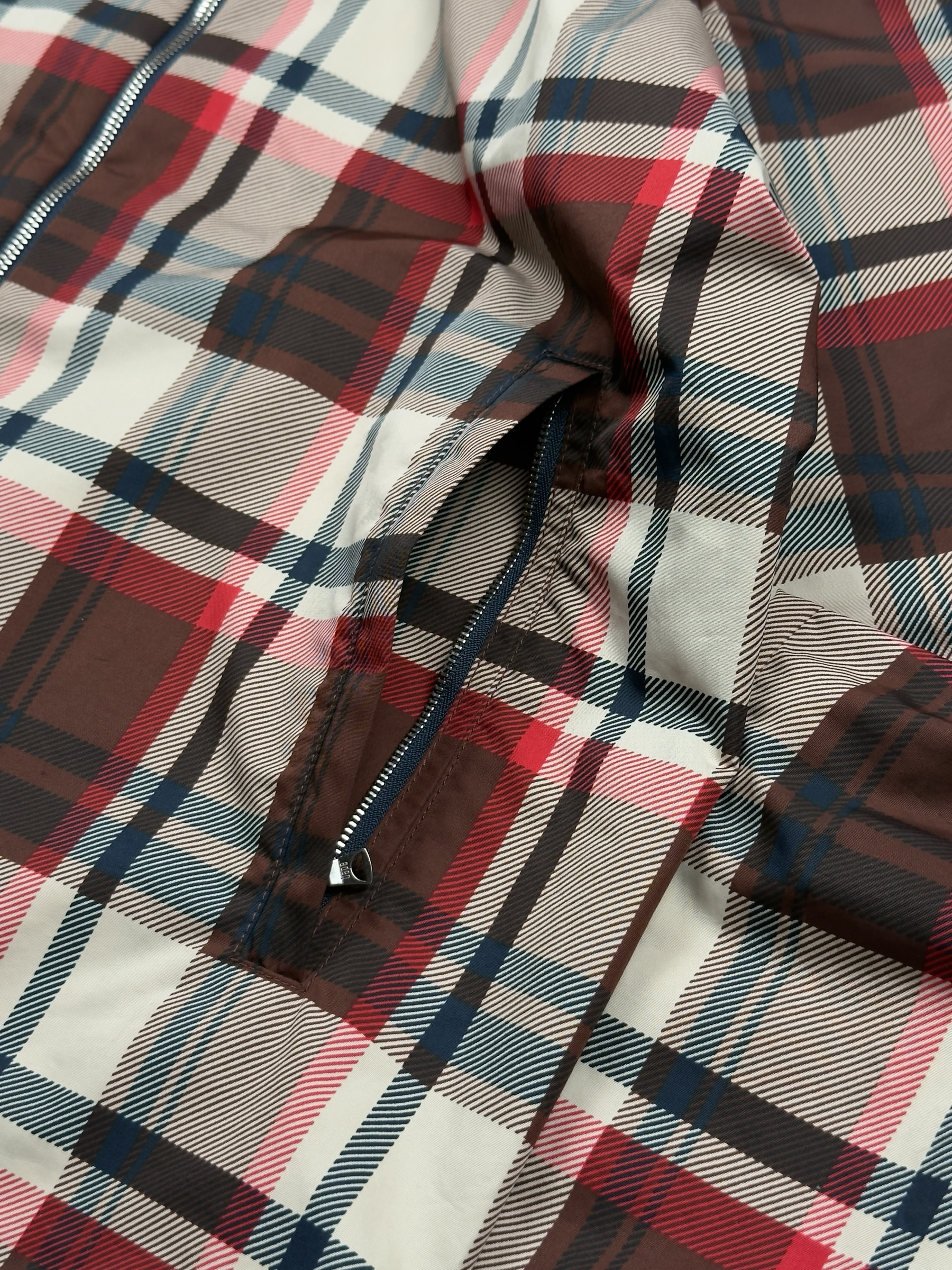 A Bathing Ape Plaid Technical Windbreaker Jacket