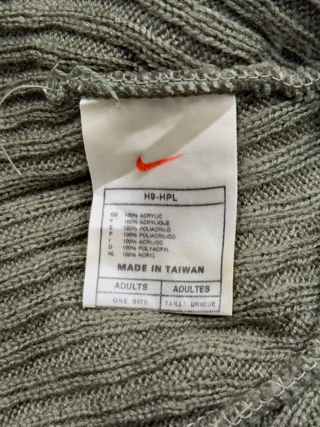 Vintage 2000s Nike Knitted Beanie Hat