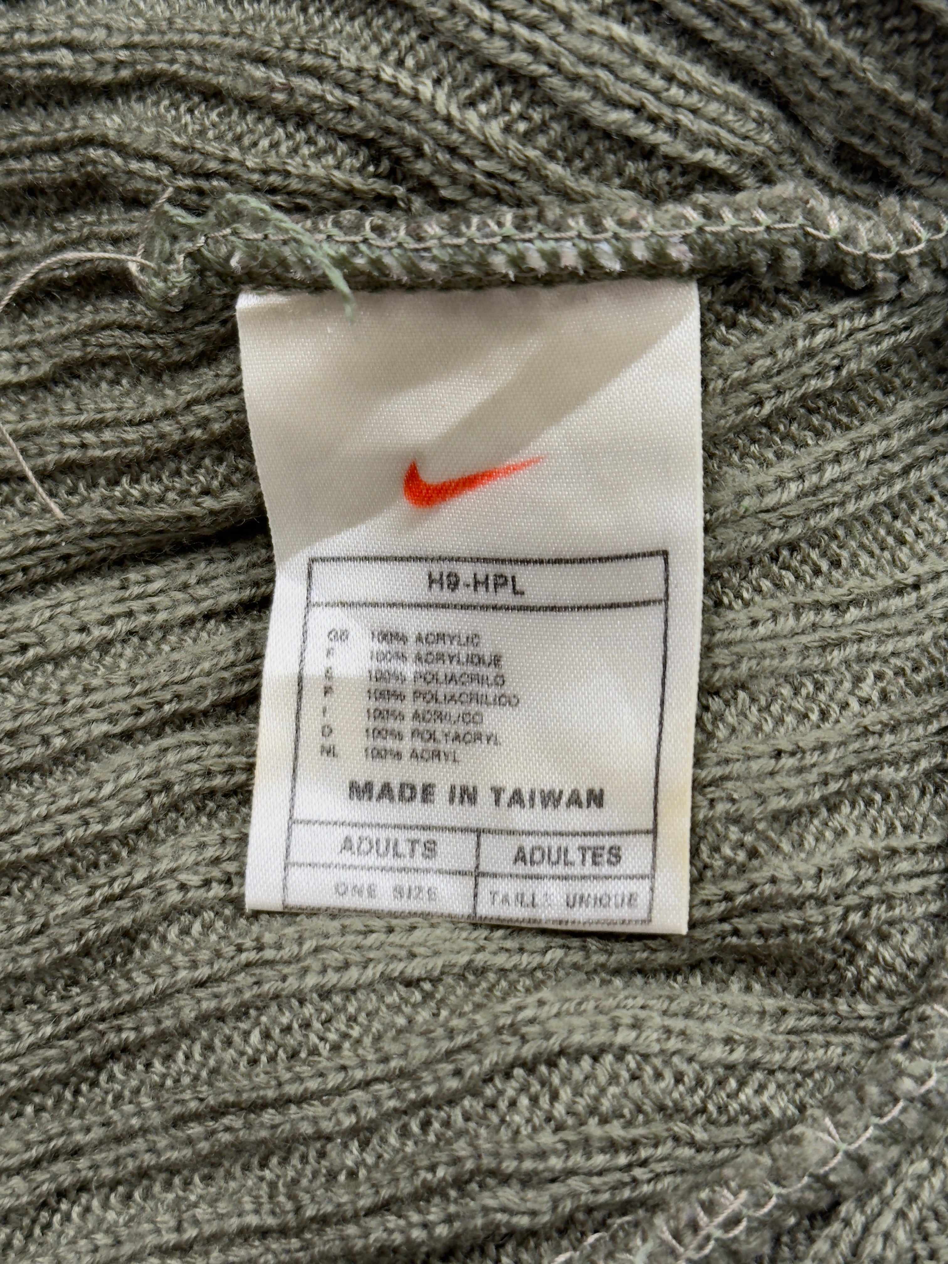 Vintage 2000s Nike Knitted Beanie Hat