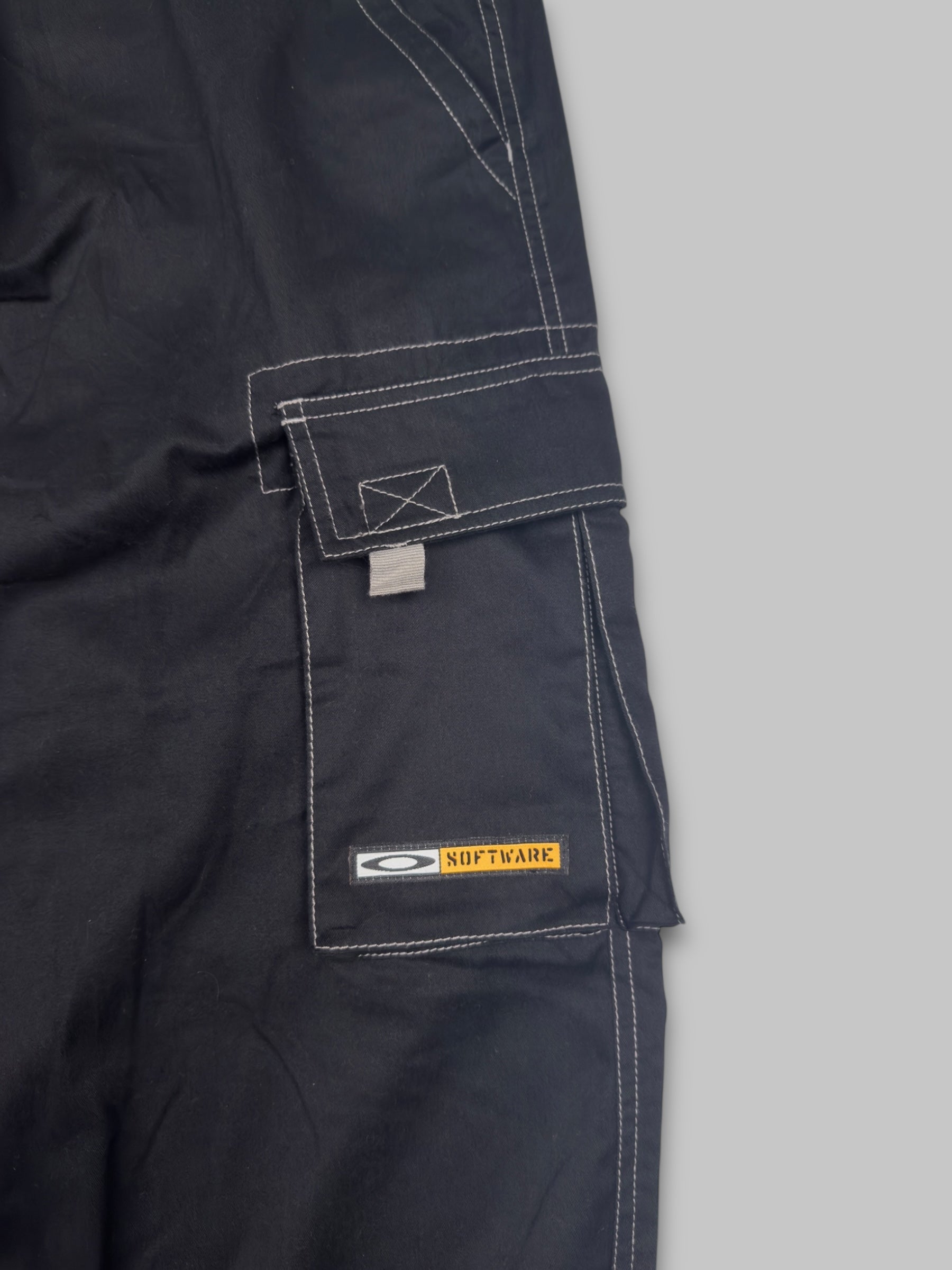Vintage 2000s Oakley Software Lightweight Technical Cargo Trousers