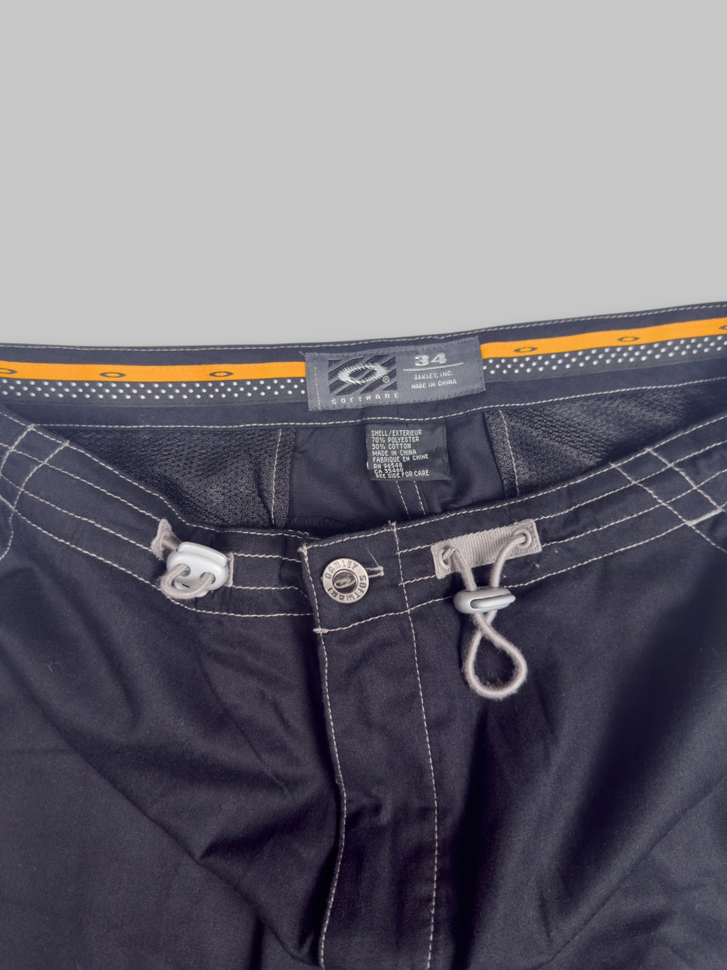 Vintage 2000s Oakley Software Lightweight Technical Cargo Trousers