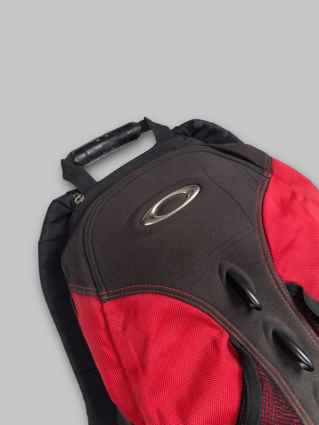 Vintage 2000s Oakley Black / Red Technical Backpack