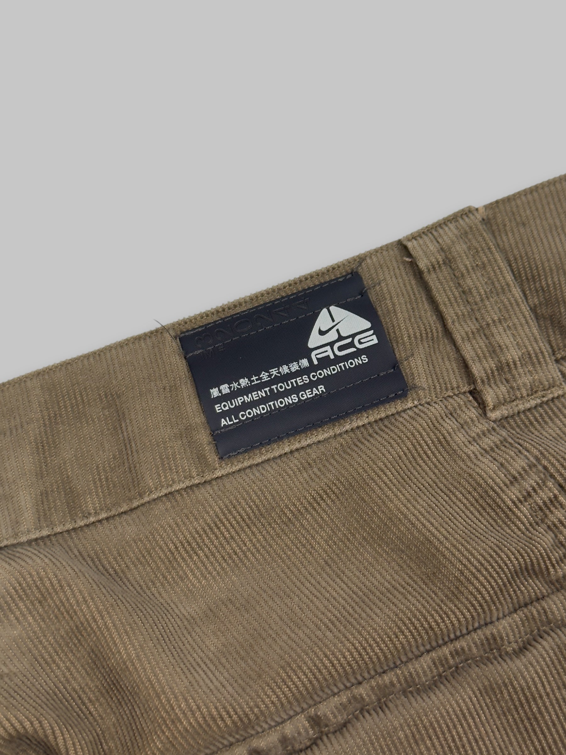 Vintage 2000s Nike ACG Corduroy Trousers